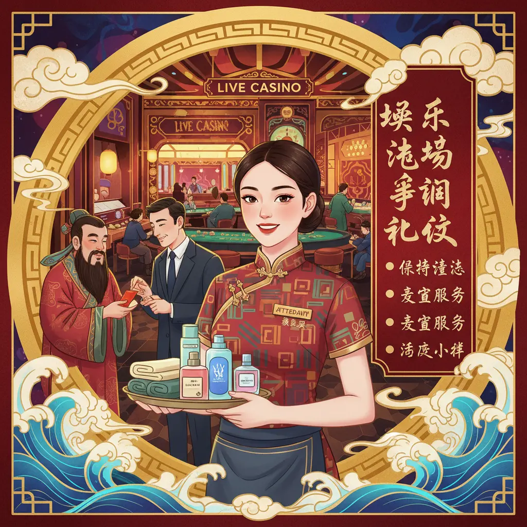 Live casino etiquette tips - attendant