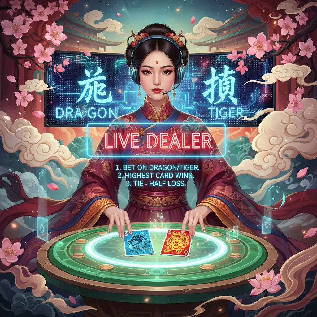 Live dealer dragon tiger rules - Dealer