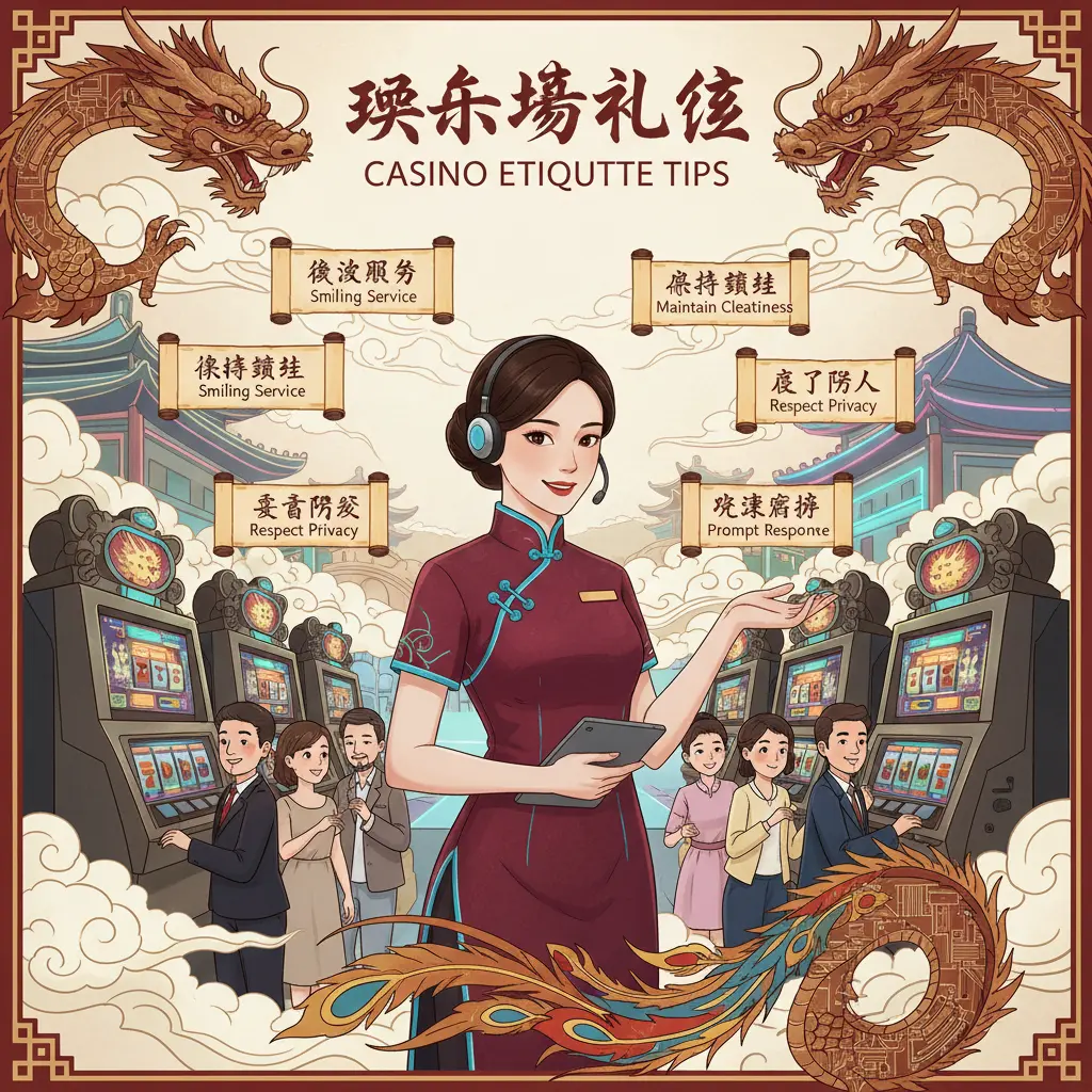 Live casino etiquette tips - floor