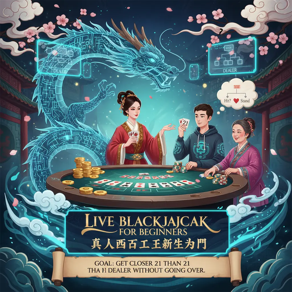 Live dealer casino for beginners - Blackjack
