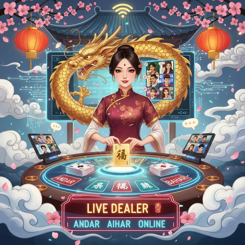 Live dealer andar bahar online - Dealer