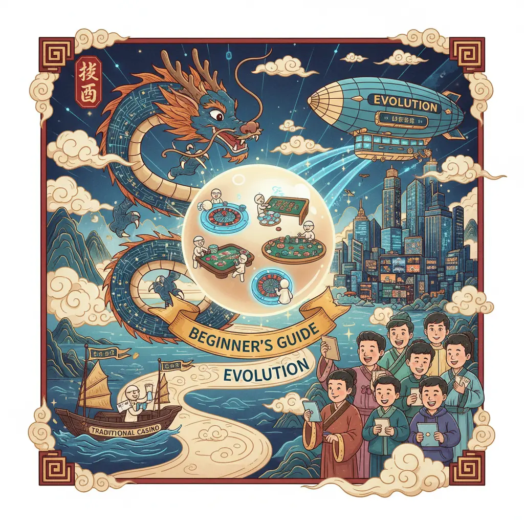 Live dealer casino for beginners - Evolution