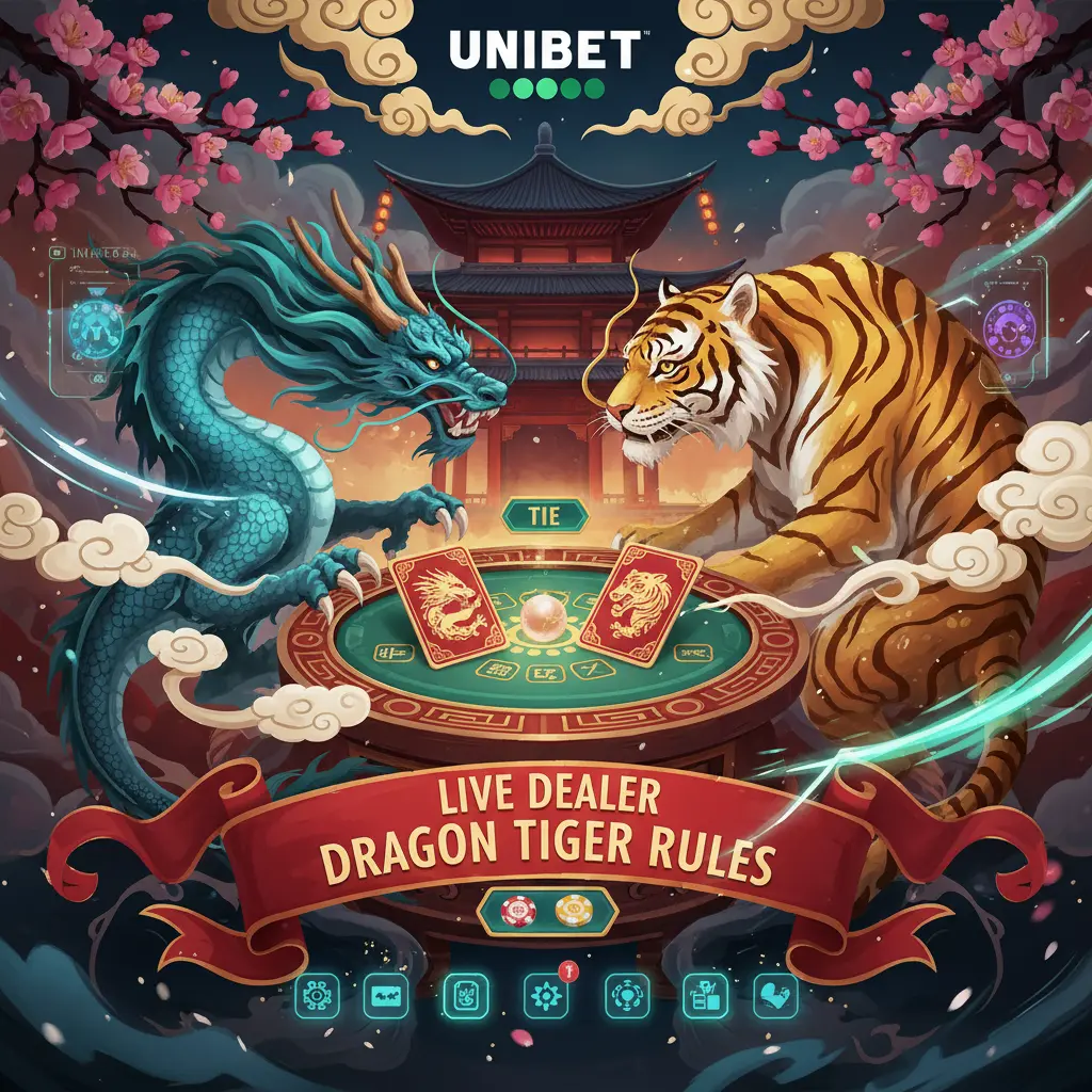 Live dealer dragon tiger rules - Unibet