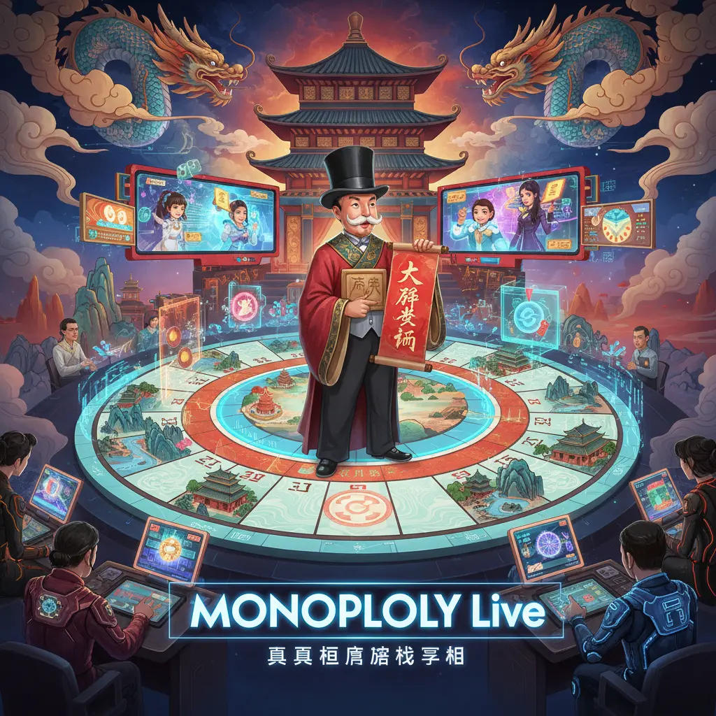 Live dealer game show varieties - MONOPOLY
