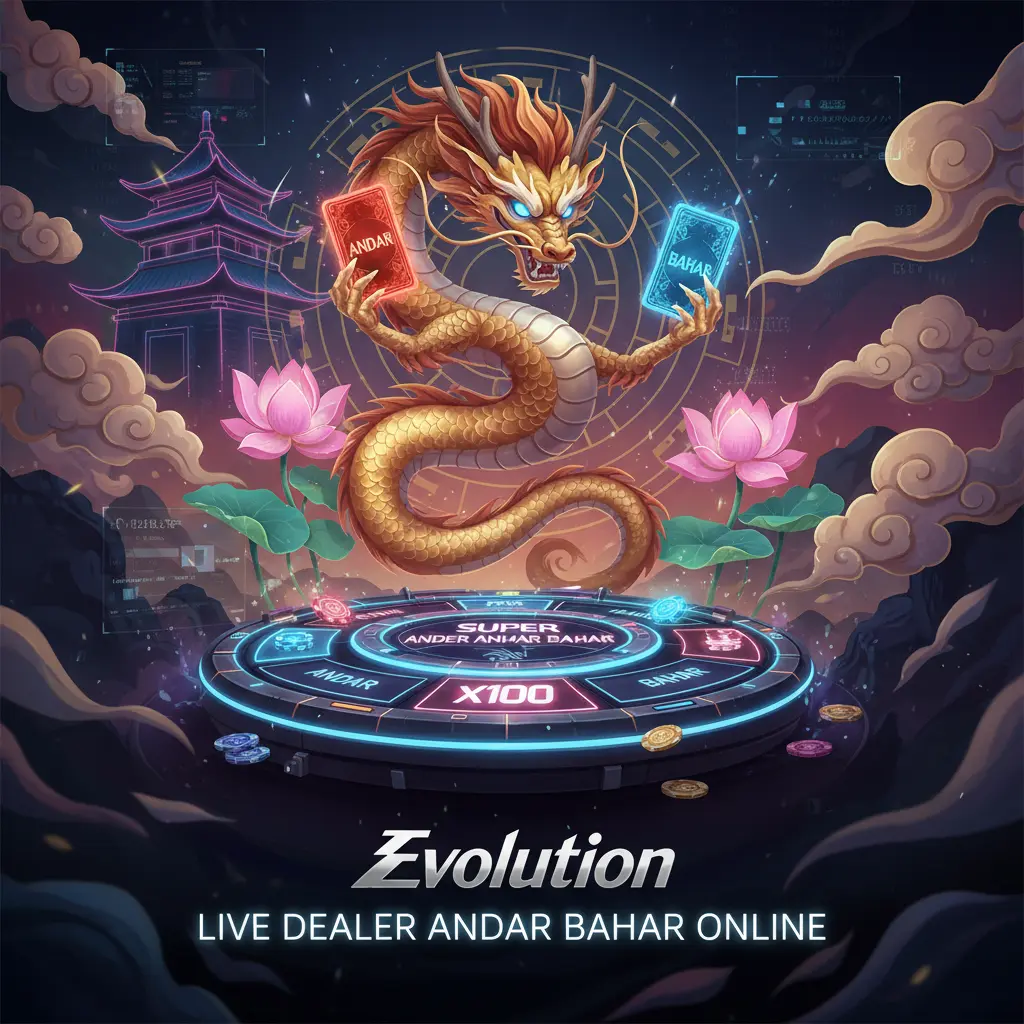 Live dealer andar bahar online - Evolution