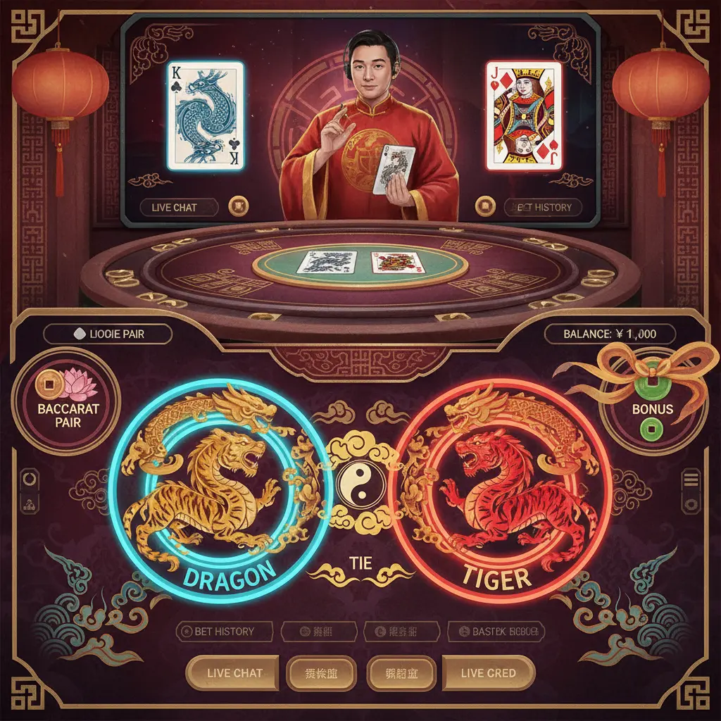 Live dealer dragon tiger rules - Baccarat