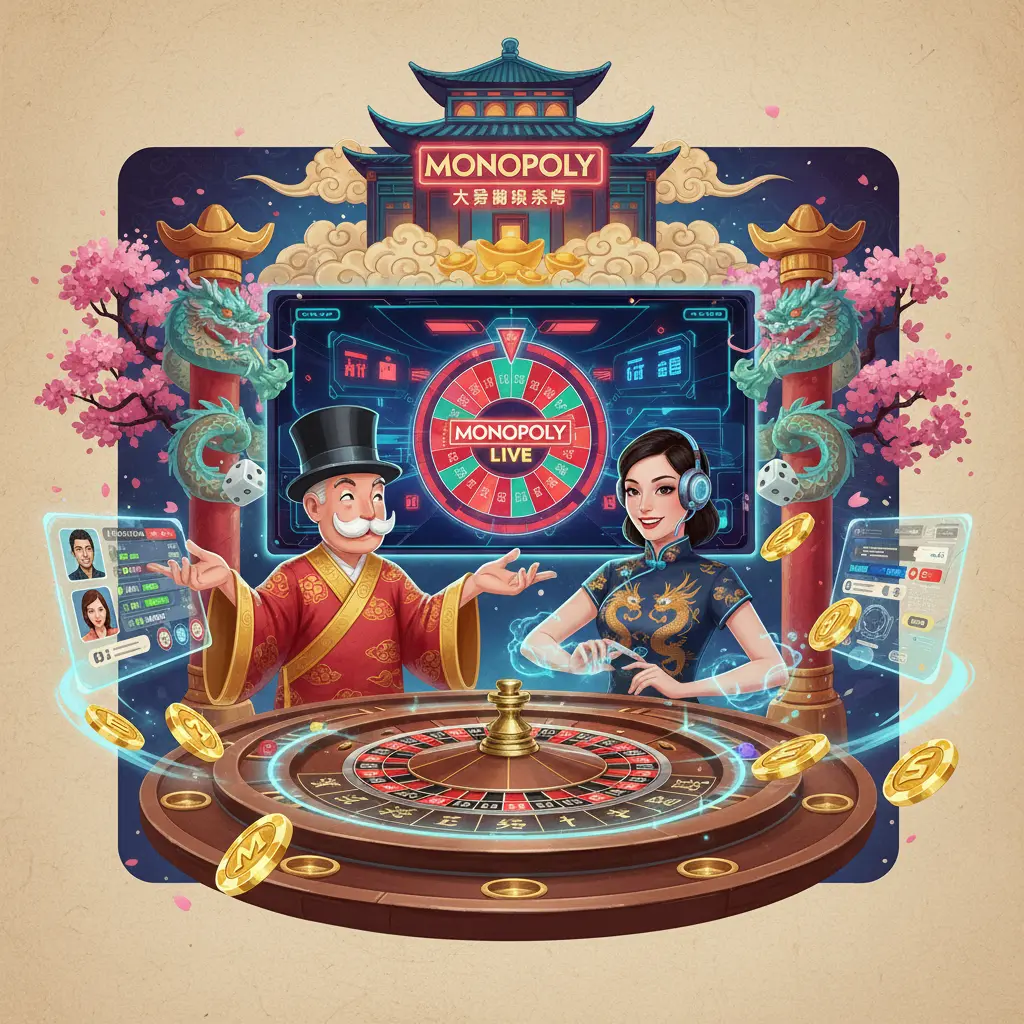 Live dealer monopoly experience - MONOPOLY