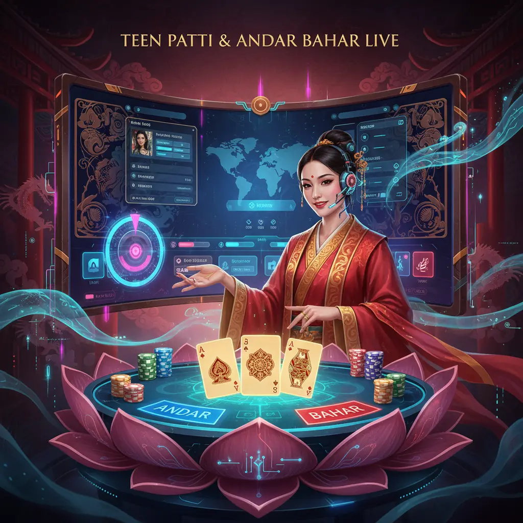Live dealer andar bahar online - Patti