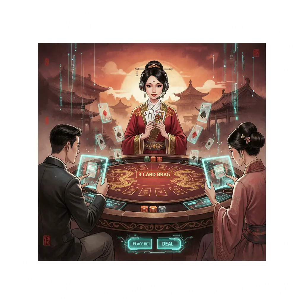 Live dealer andar bahar online - Card